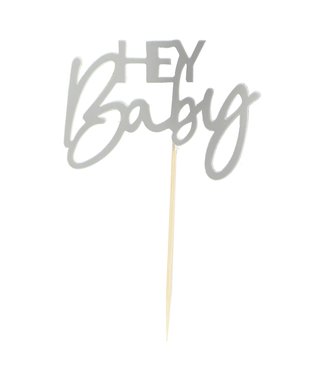 Ginger Ray Hey Baby prikkers | sagegroen | 12 stuks