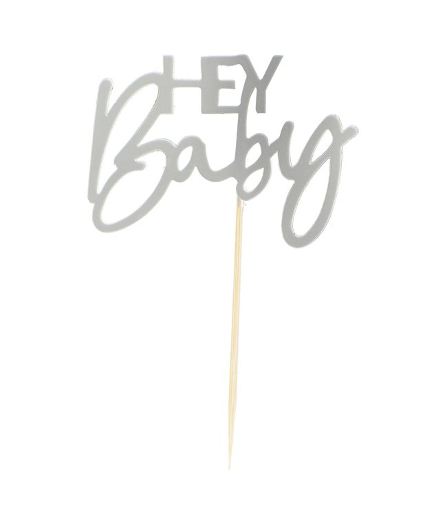 Ginger Ray Hey Baby prikkers | sagegroen | 12 stuks