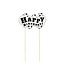 Taarttopper voetbal Happy Birthday | 13 x 19cm