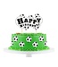 Taarttopper voetbal Happy Birthday | 13 x 19cm