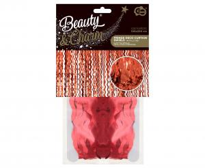 Backdrop gordijn rood swirl | 100 x 200cm