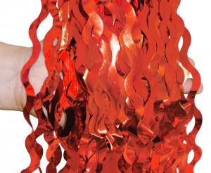 Backdrop gordijn rood swirl | 100 x 200cm