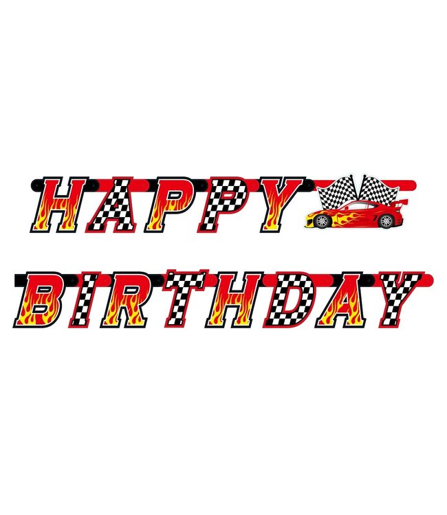 Slinger Happy Birthday auto / race | 220cm