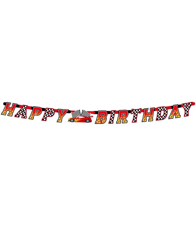 Slinger Happy Birthday auto / race | 220cm