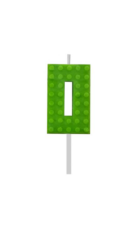Building blocks kaarsje 0 | 5,5 cm
