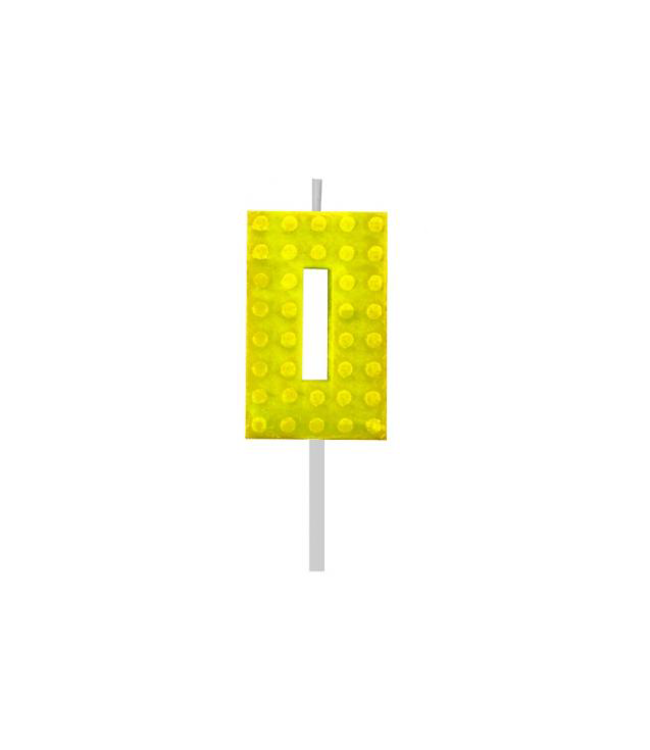 Building blocks kaarsje 0 | 5,5 cm