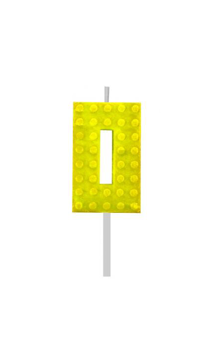 Building blocks kaarsje 0 | 5,5 cm