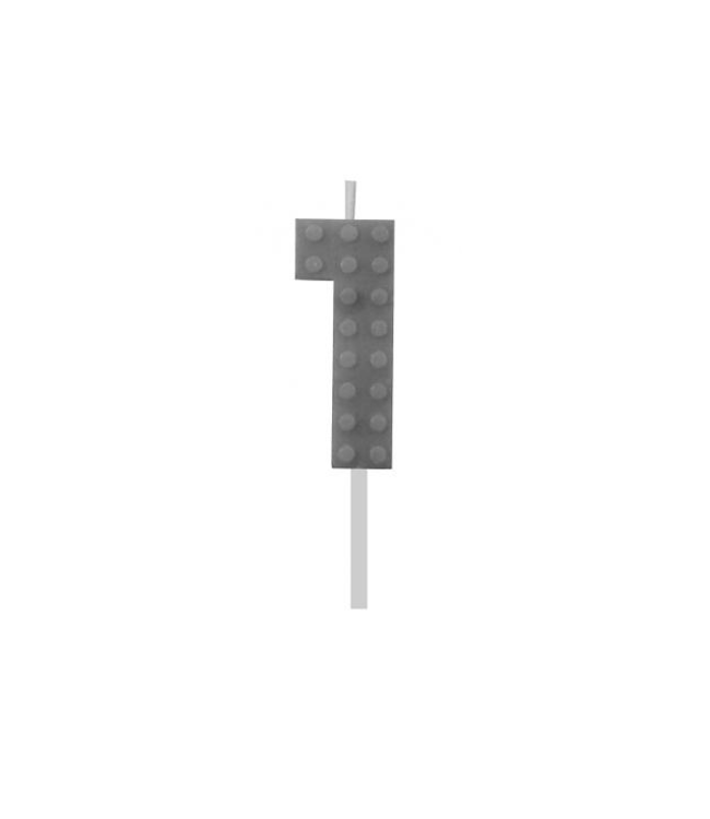 Building blocks kaarsje 1 | 5,5 cm