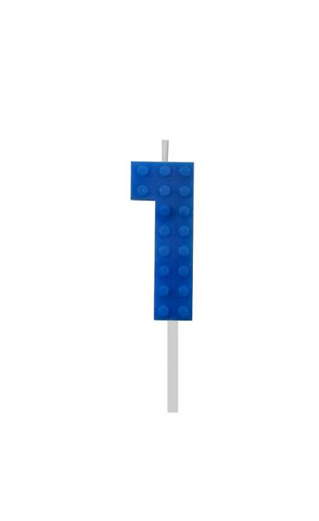 Building blocks kaarsje 1 | 5,5 cm