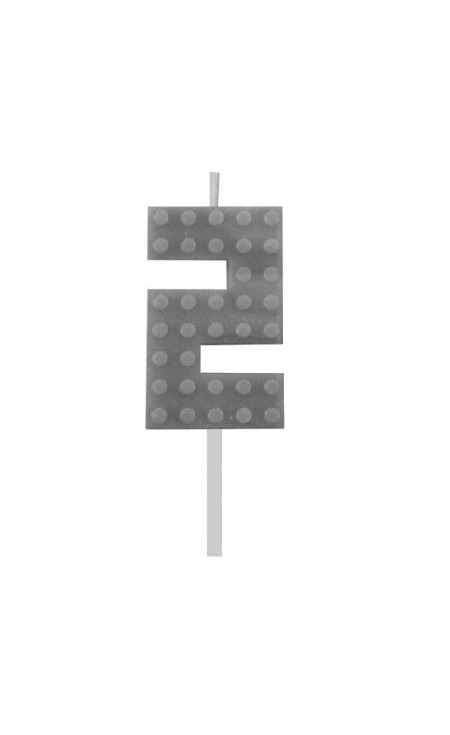 Building blocks kaarsje 2 | 5,5 cm