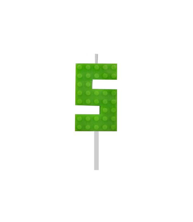 Building blocks kaarsje 5 | 5,5 cm