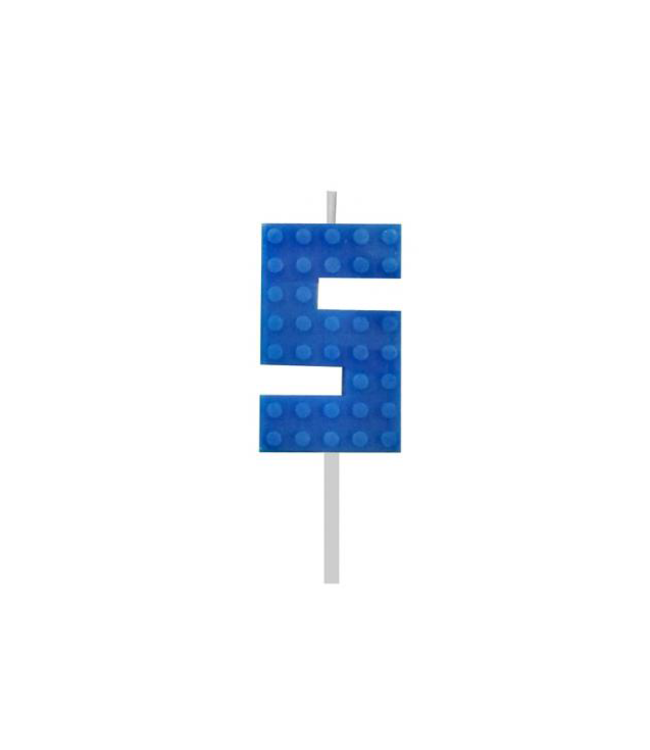 Building blocks kaarsje 5 | 5,5 cm