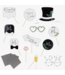 Bruiloft Photobooth Props | 12 stuks