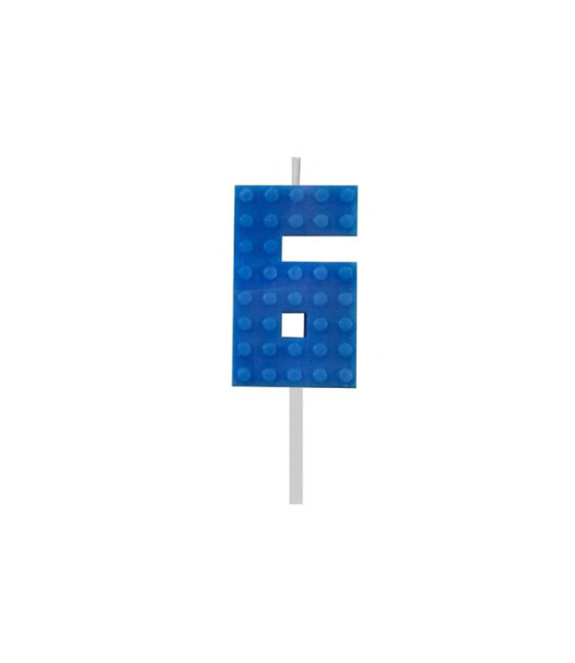 Building blocks kaarsje 6 | 5,5 cm