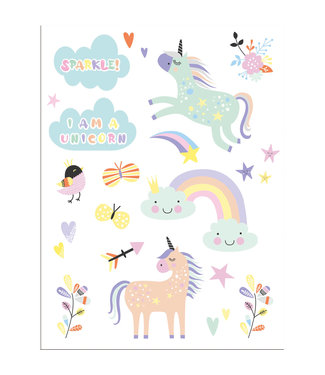 Folat OUTLET Tattoos Unicorn & Rainbows