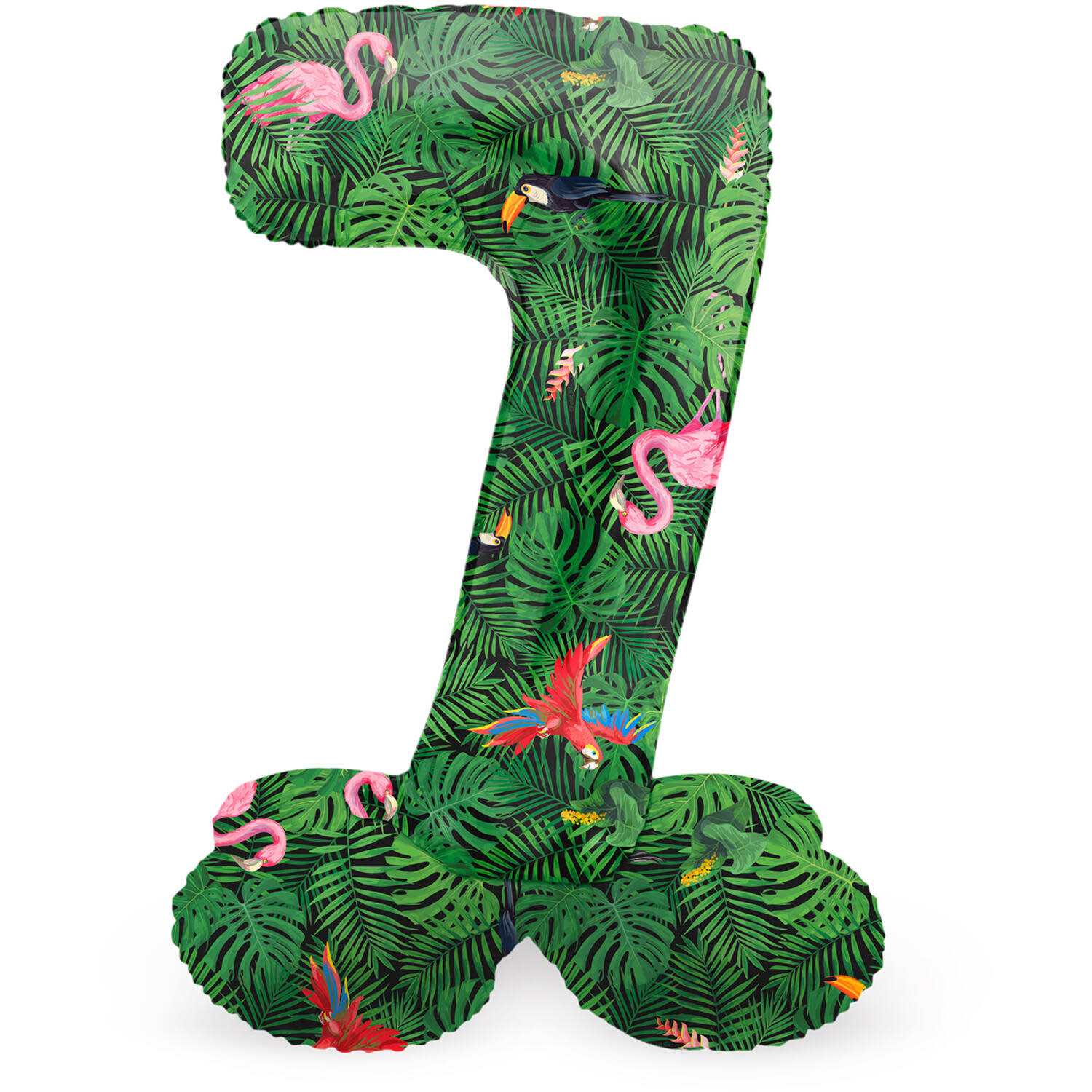 Cijferballon 7 | Jungle Vibe | Staand | 72cm