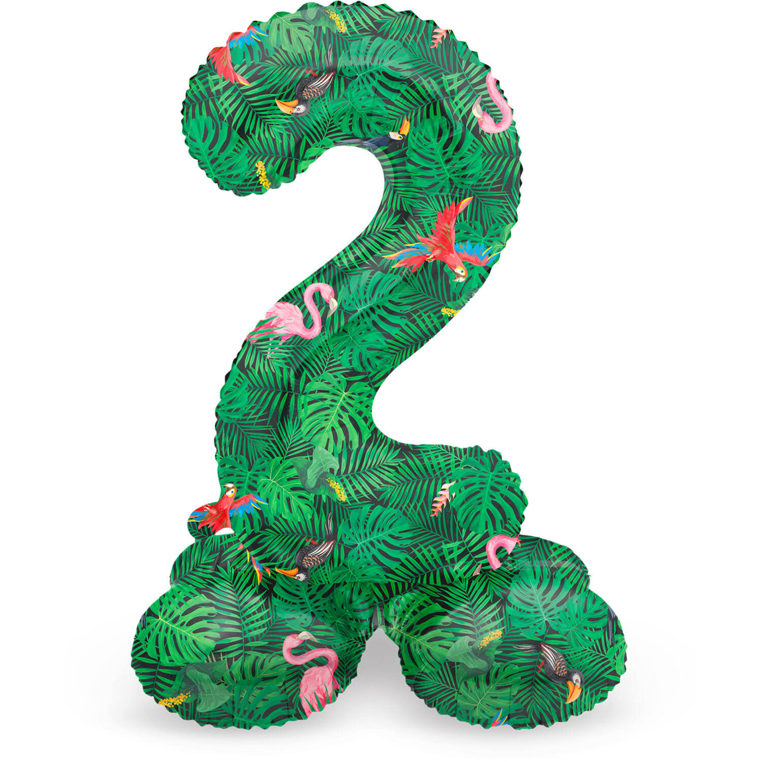 Cijferballon 2 | Jungle Vibe | Staand | 72cm