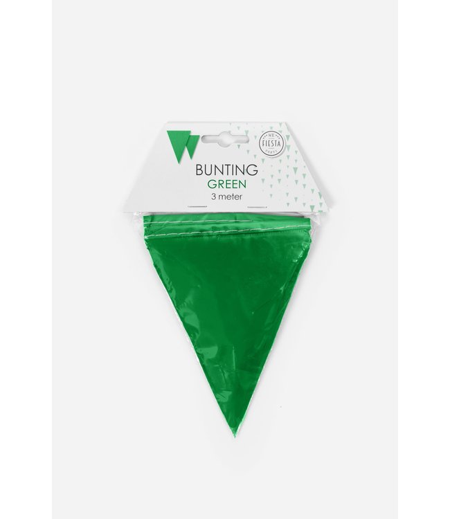 Mini vlaggenlijn groen | 3 meter