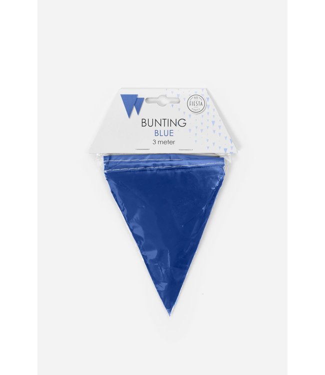 Mini vlaggenlijn blauw | 3 meter