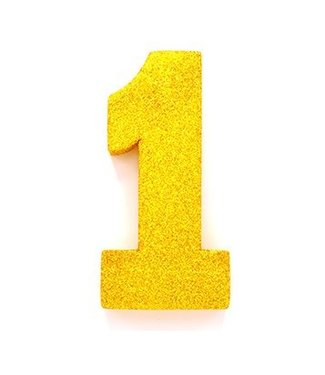 Globos OUTLET Tafeldecoratie 1 | Goud glitter | 20 cm