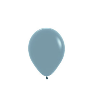 Sempertex Ballonnen pastel dusk blue MINI | 12cm = 5" | zak 50 stuks