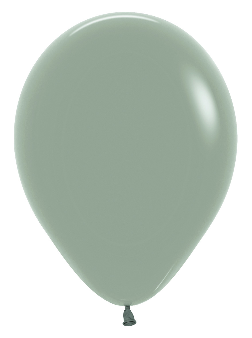 Ballonnen pastel dusk Laurel green | zakje 5 stuks