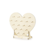 Donutwall houten hart | 65x59 cm | 18 donuts
