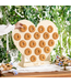 PartyDeco Donutwall houten hart | 65x59 cm | 18 donuts