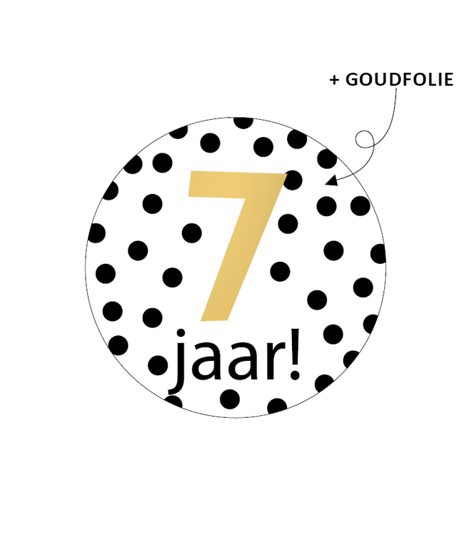 KP Stickers 7 jaar! - 20 stuks