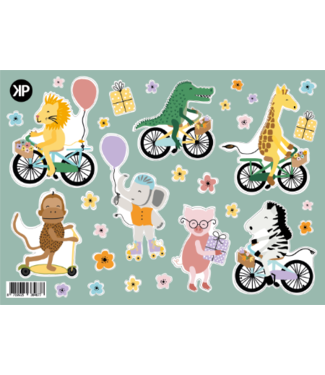 KP Stickervel Party Animals | A5