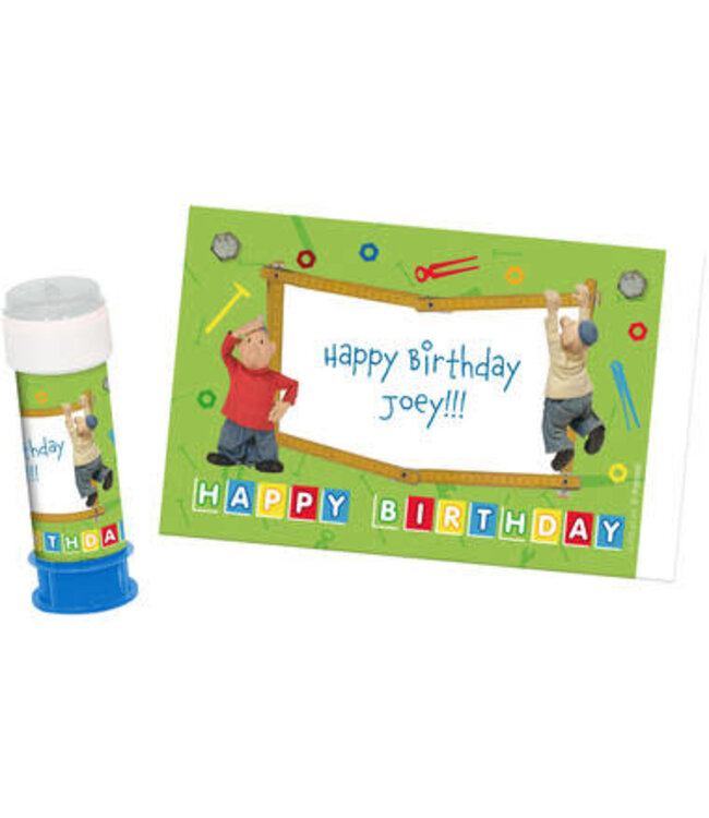 Bellenblaas Stickers Buurman & Buurman  | 6 stuks