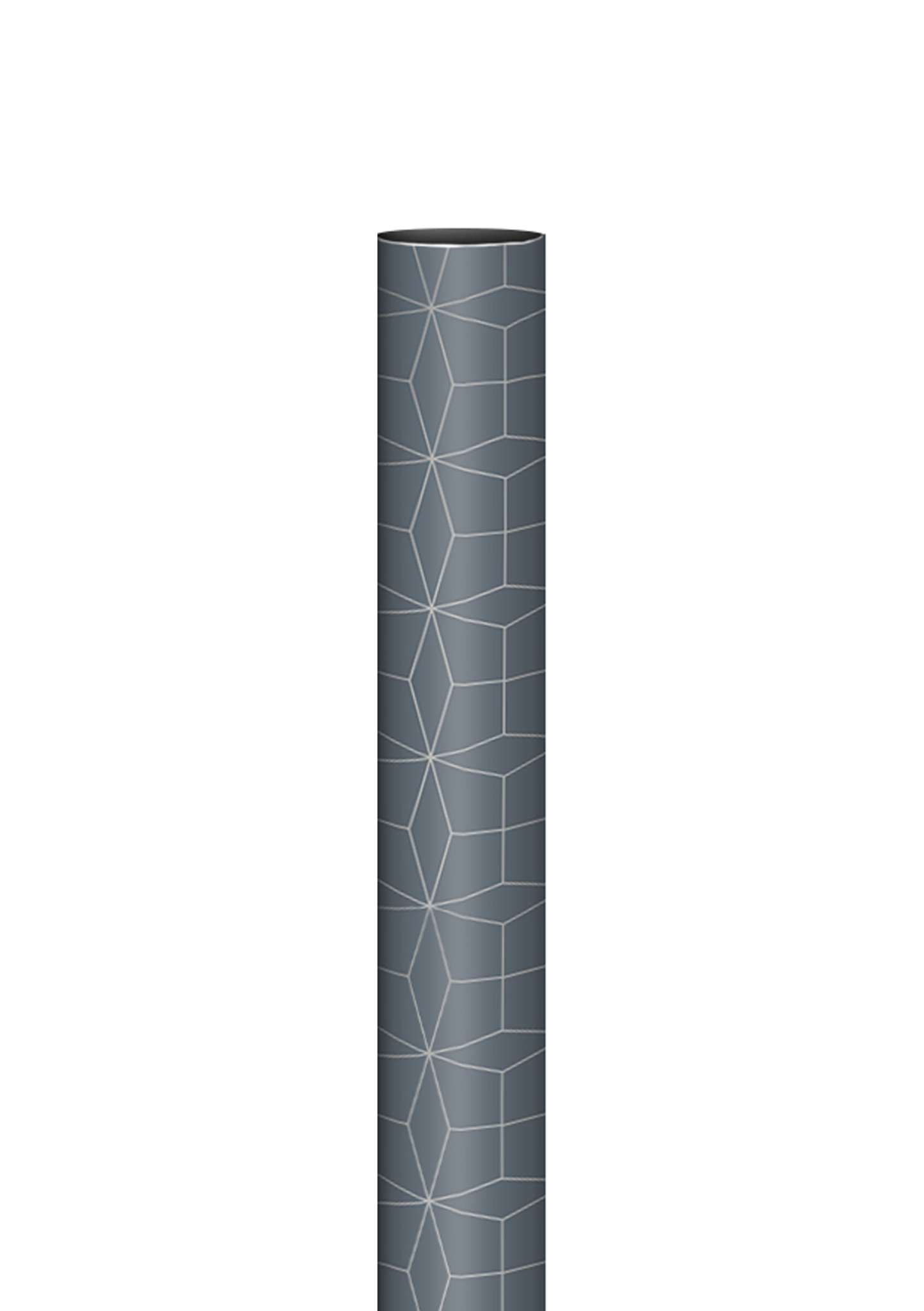 Cadeaupapier starline grey / silver | dubbelzijdig | 70 cm x 2 m