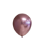 Fiesta CHROME Ballonnen rosegoud MINI - zakje 10 stuks