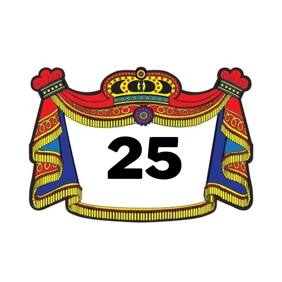 Alles voor het versieren van het 25-jarig jubileum!