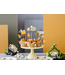 PartyDeco Cupcake toppers | bouwvoertuigen | 6 stuks