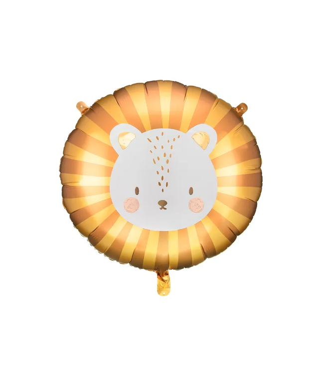 PartyDeco Folieballon leeuw | 70x67 cm