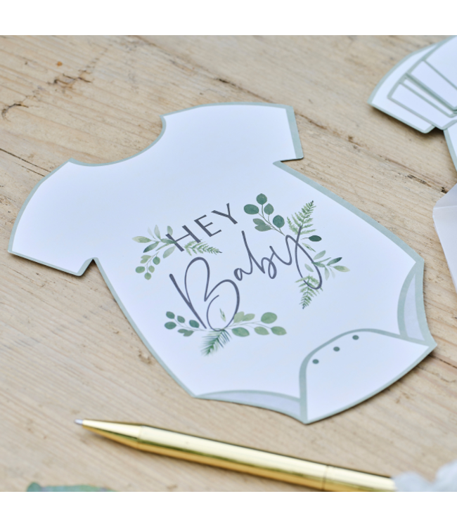 Ginger Ray Baby voorspellingen kaarten Botanical 10 stuks Feestdeco