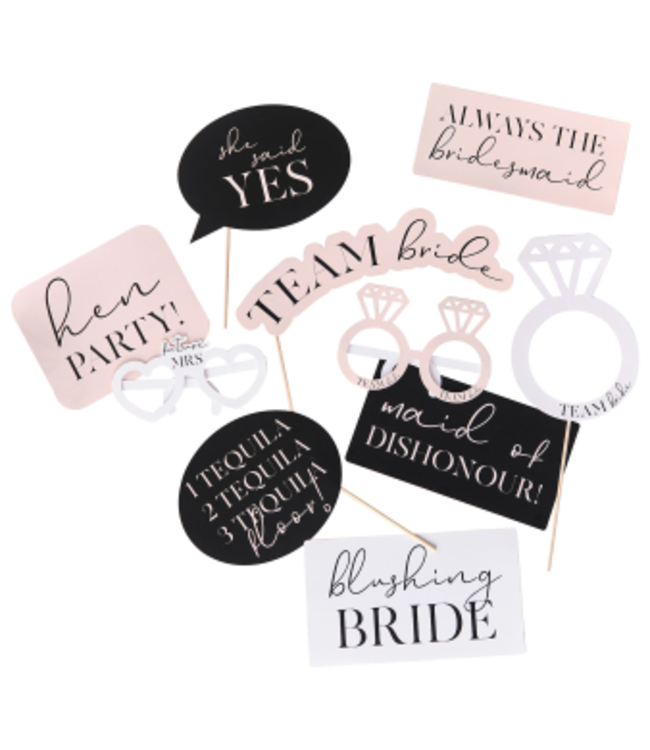 Ginger Ray Photo props vrijgezellenfeest Feestdeco