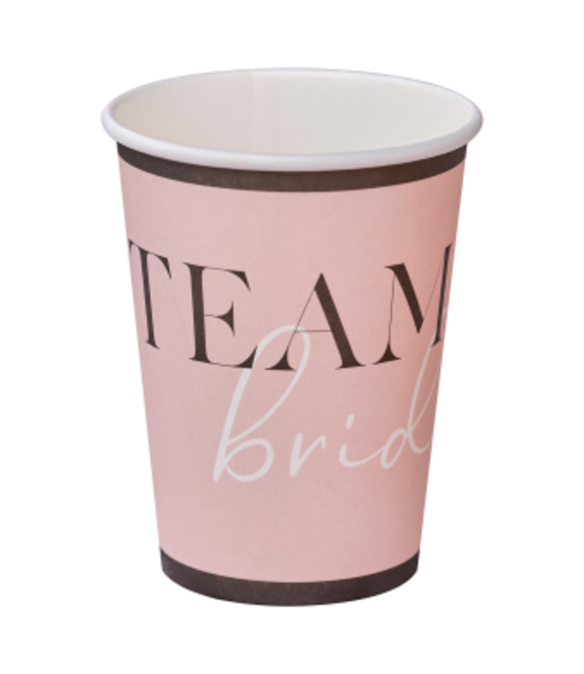 OUTLET Bekers team bride | 8 stuks