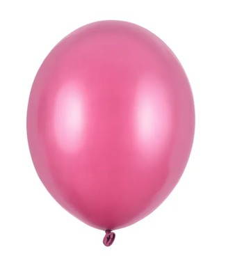 Strong Balloons Ballonnen Metallic Hot Pink | zak 100 stuks