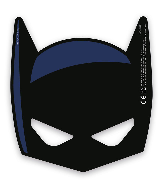 Globos Batman maskers | 6 stuks