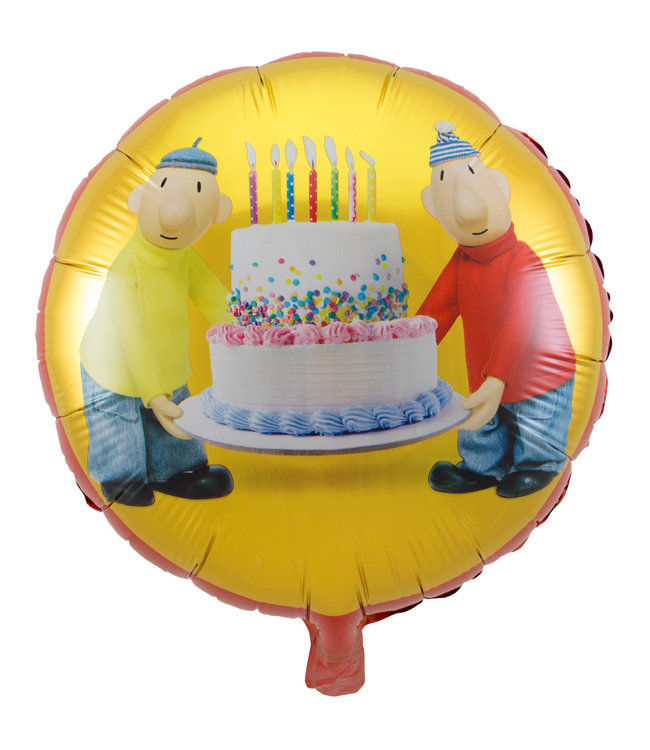 Folat Folieballon Buurman & Buurman verjaardagstaart | 45 cm