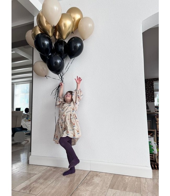 Ballonnen CHROME goud - zakje 5 stuks