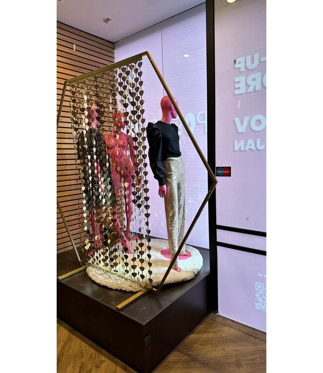 Gouden backdrop frame - Hexagon - 2x2 meter