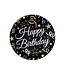 Papieren bordjes | Happy Birthday | 18cm | 6 stuks