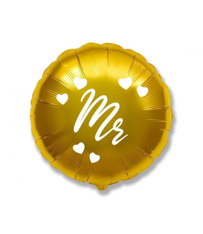 GoDan OUTLET Folieballon | Mr | Goud | 48cm