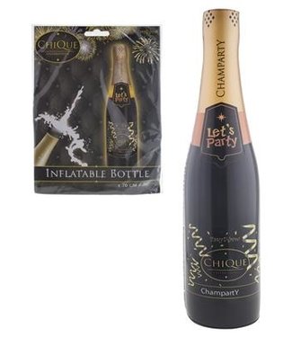 Champagnefles XXL | Opblaasbaar | 75cm