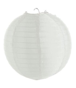 Lampion wit | Nylon | 30 cm