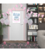 OUTLET Deurbord geboorte | Olifant roze | 42 x 30cm