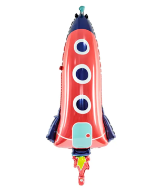 PartyDeco Folieballon Raket | 44x115cm